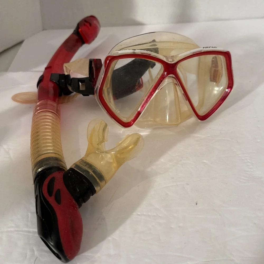Snorkel Scuba Full Face Mask Swimming Underwater Diving Body Glove Amaze Adult‎